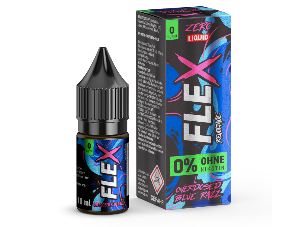 Revoltage FLEX Nikotinsalz-Liquid Blue Razz