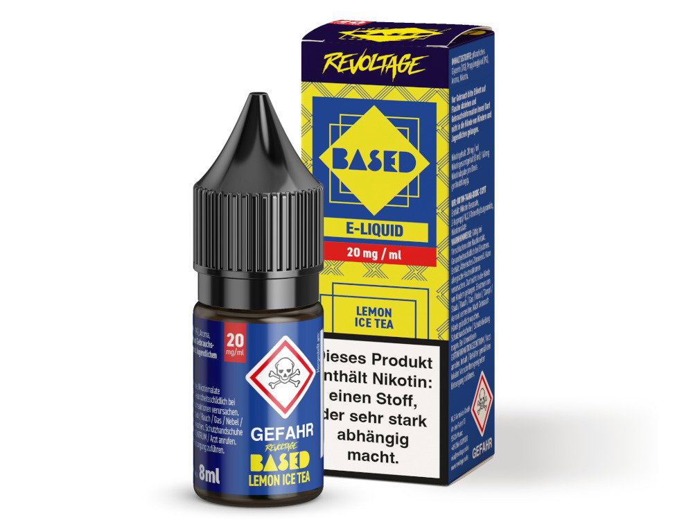 Revoltage BASED Hybrid-Nikotinsalz-Liquid Lemon Ice Tea