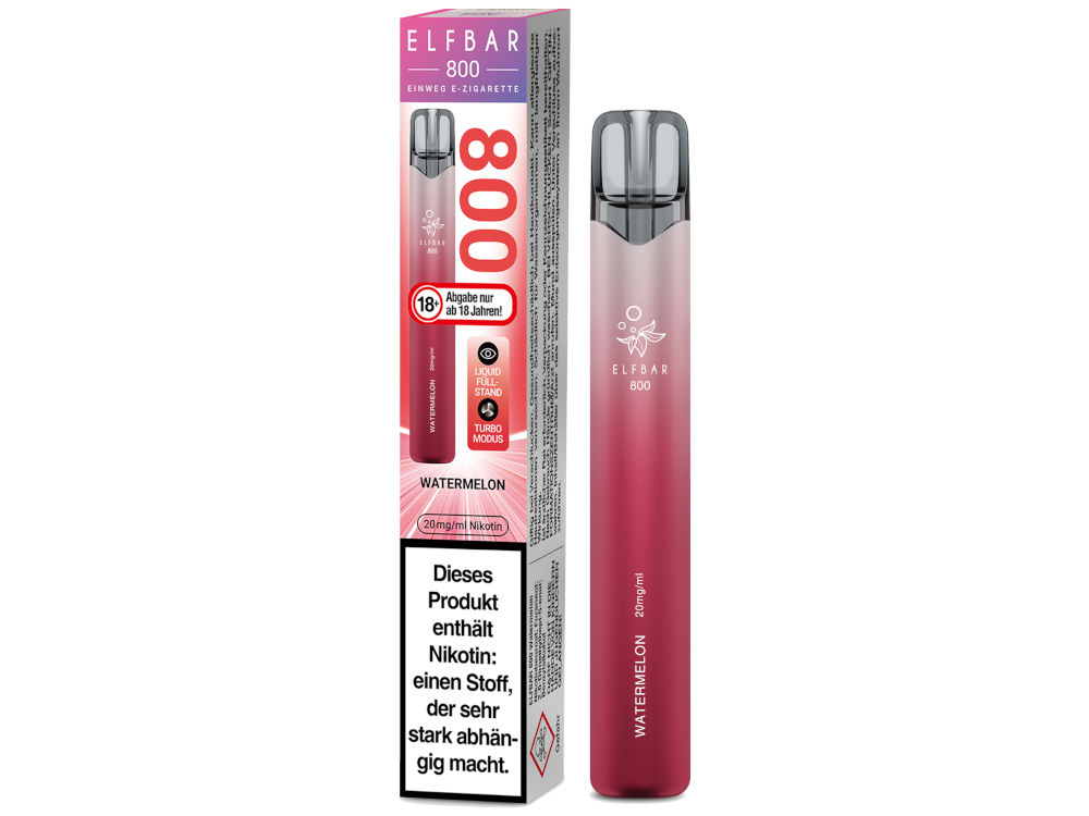 Elfbar 800 Einweg-E-Zigarette Prefilled