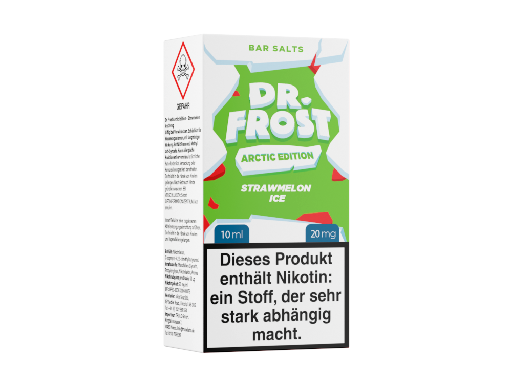 Dr. Frost Arctic Edition Nikotinsalz-Liquid Strawmelon Ice 20 mg/ml