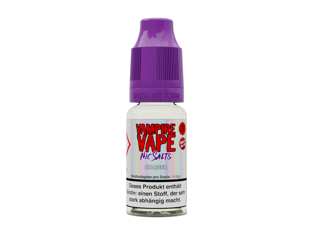 Vampire Vape Charger Nikotinsalz-Liquid 10 mg/ml
