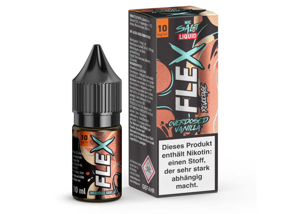 Revoltage FLEX Nikotinsalz-Liquid Vanilla 10 mg/ml