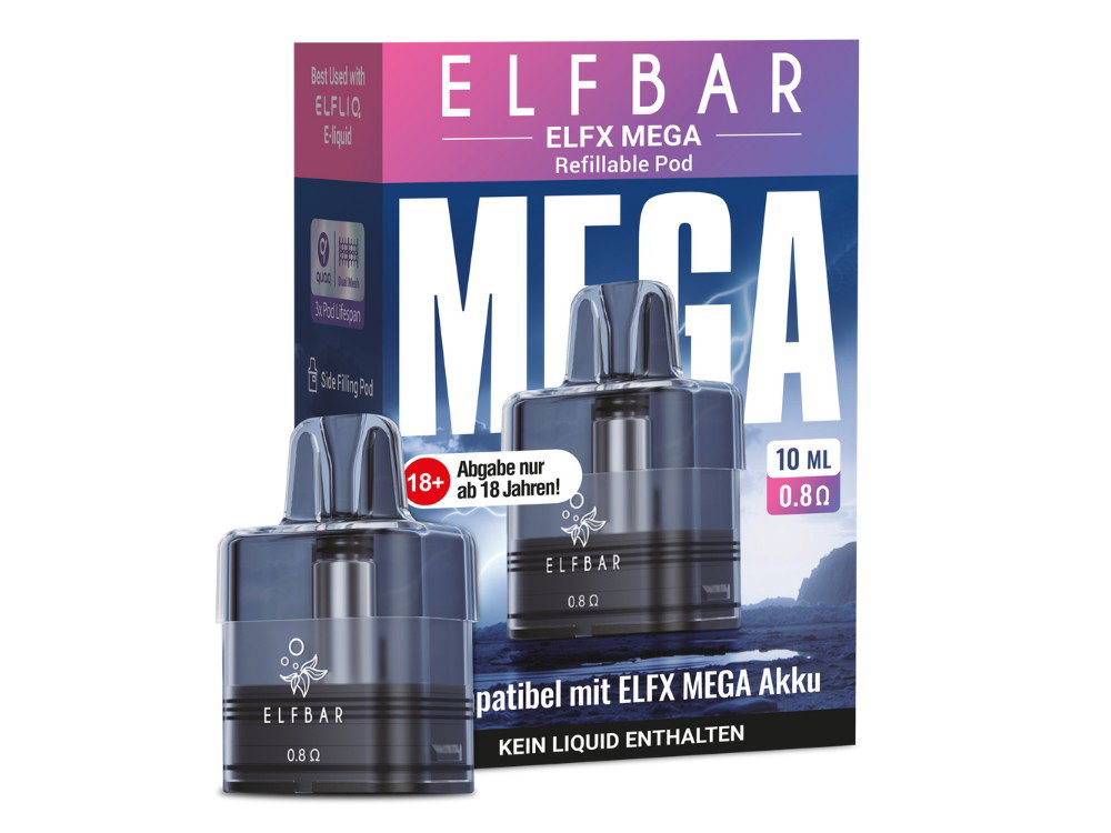 Elfbar Elfx Mega Pod 10 ml 0,8 Ohm