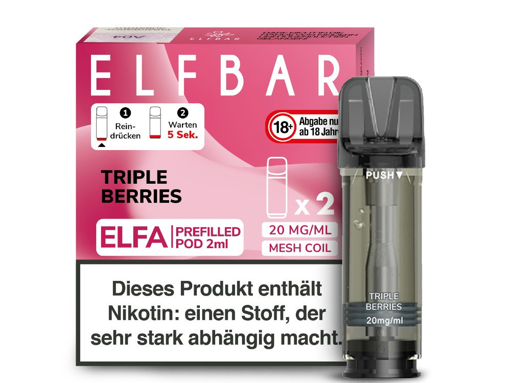Elfbar Elfa Pod 20 mg/ml Prefilled Triple Berries