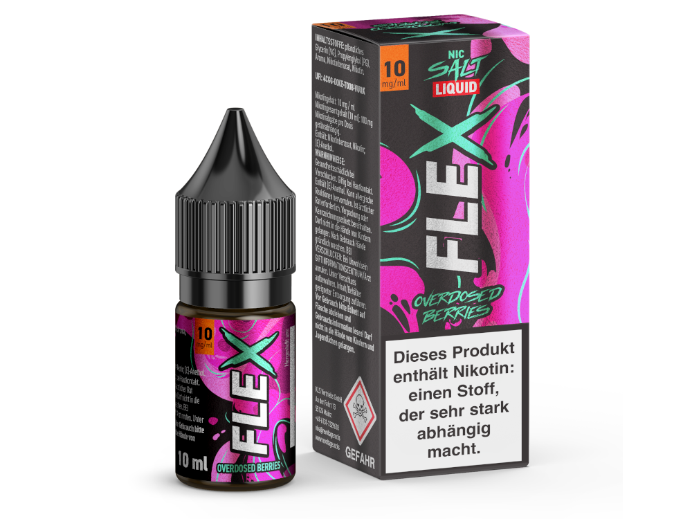 Revoltage FLEX Nikotinsalz-Liquid Berries 10 mg/ml