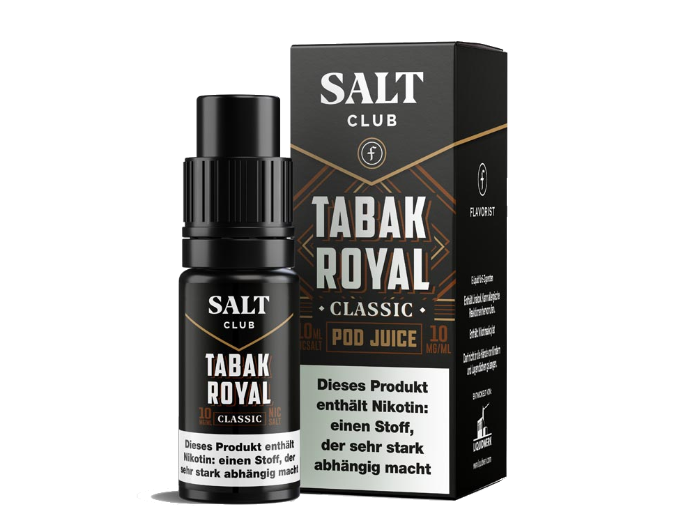 Salt Club - Flavorist Tabak Royal - Nikotinsalz Liquid - Classic