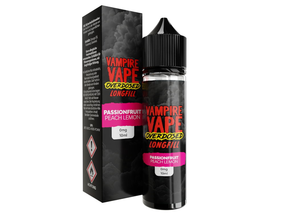 Vampire Vape Overdosed Aroma 10 ml Passionfruit Peach Lemon