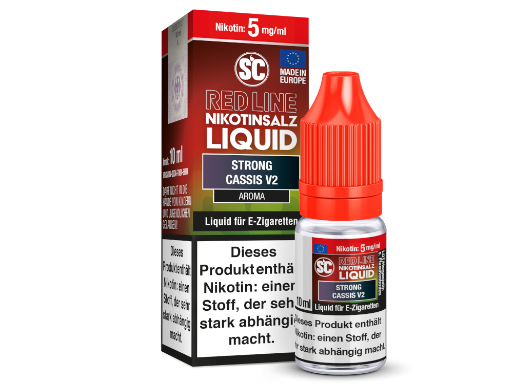 SC - Red Line - Strong Cassis V2 - Nikotinsalz Liquid