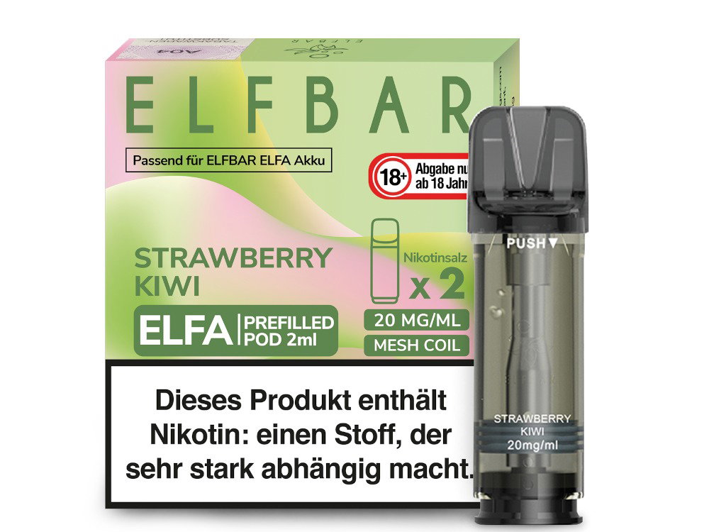 Elfbar Elfa Pod 20 mg/ml Prefilled Strawberry Kiwi