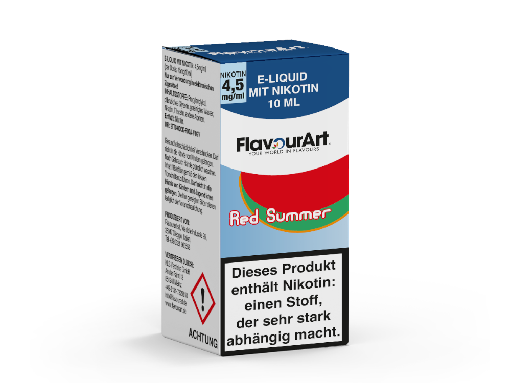 FlavourArt E-Liquid Red Summer 4,5 mg/ml