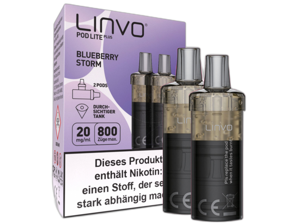 Linvo - Pod Lite Plus Cartridge 20 mg/ml (2 Stück pro Packung) - Prefilled