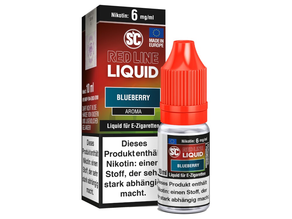 SC Red Line Nikotin Blueberry 6 mg/ml