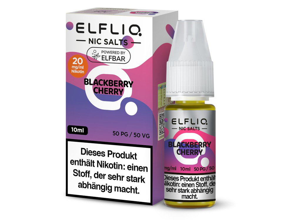 ELFLIQ Blackberry Cherry Nikotinsalz-Liquid 20 mg/ml