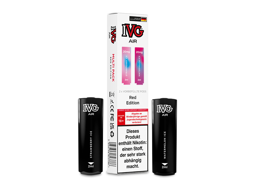 IVG AIR Pod Multi Flavour Edition Prefilled Red Edition 20 mg/ml