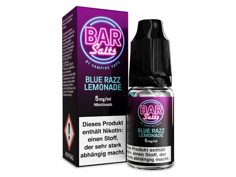 Vampire Vape Bar Salts Nikotinsalz-Liquid Blue Razz Lemonade 5 mg/ml