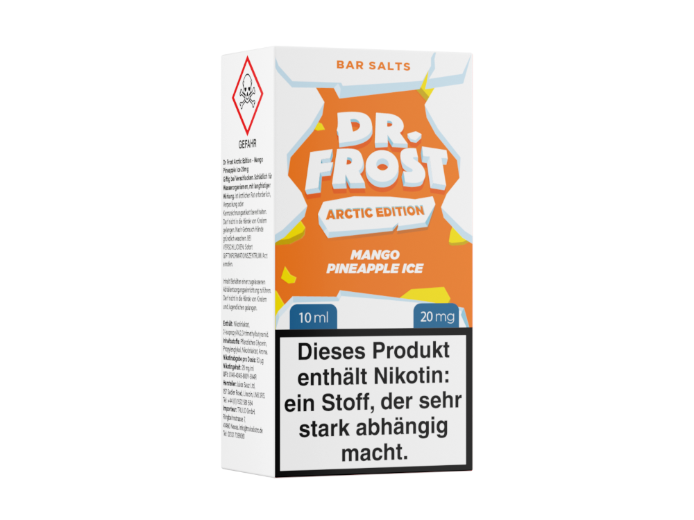 Dr. Frost Arctic Edition Nikotinsalz-Liquid Mango Pineapple Ice 20 mg/ml