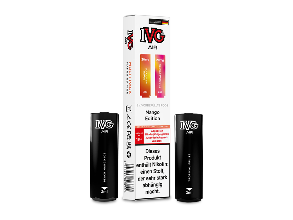 IVG AIR Pod Multi Flavour Edition Prefilled Mango Edition 20 mg/ml