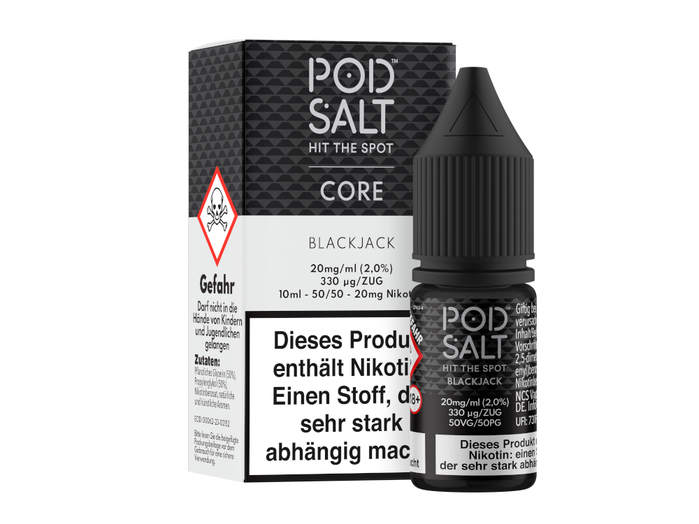 Pod Salt Core Nikotinsalz-Liquid Blackjack 20 mg/ml