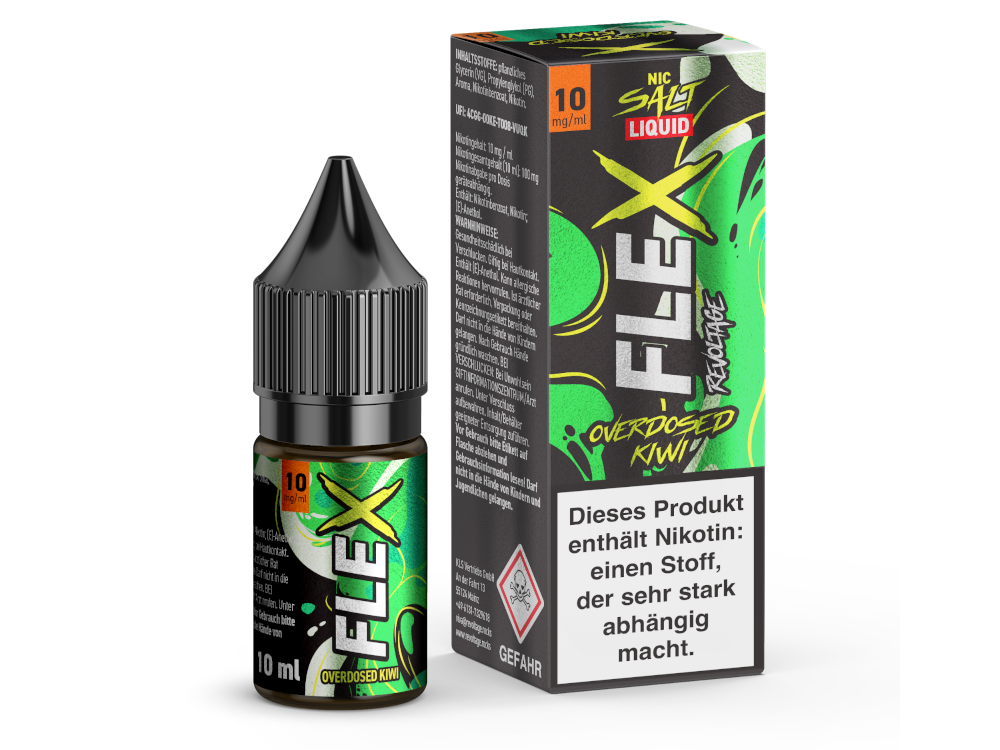 Revoltage FLEX Nikotinsalz-Liquid Kiwi 10 mg/ml