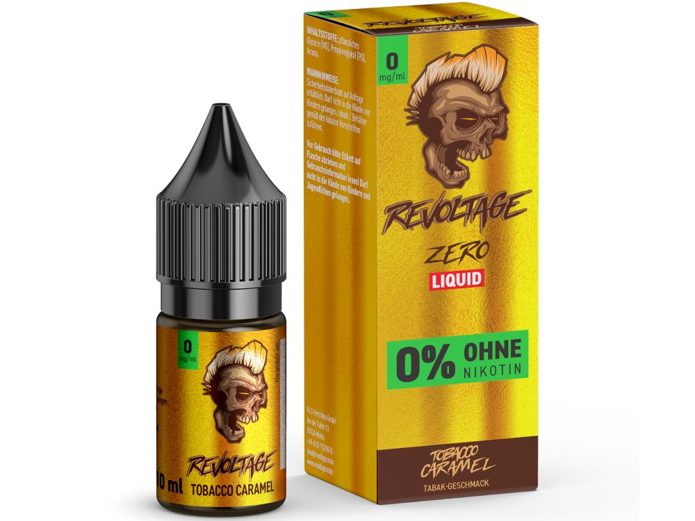 Revoltage Hybrid-Nikotinsalz-Liquid Tobacco Caramel 0 mg/ml