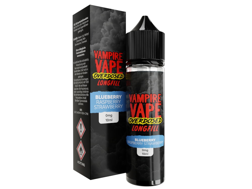 Vampire Vape Overdosed Aroma 10 ml Blueberry Raspberry Strawberry