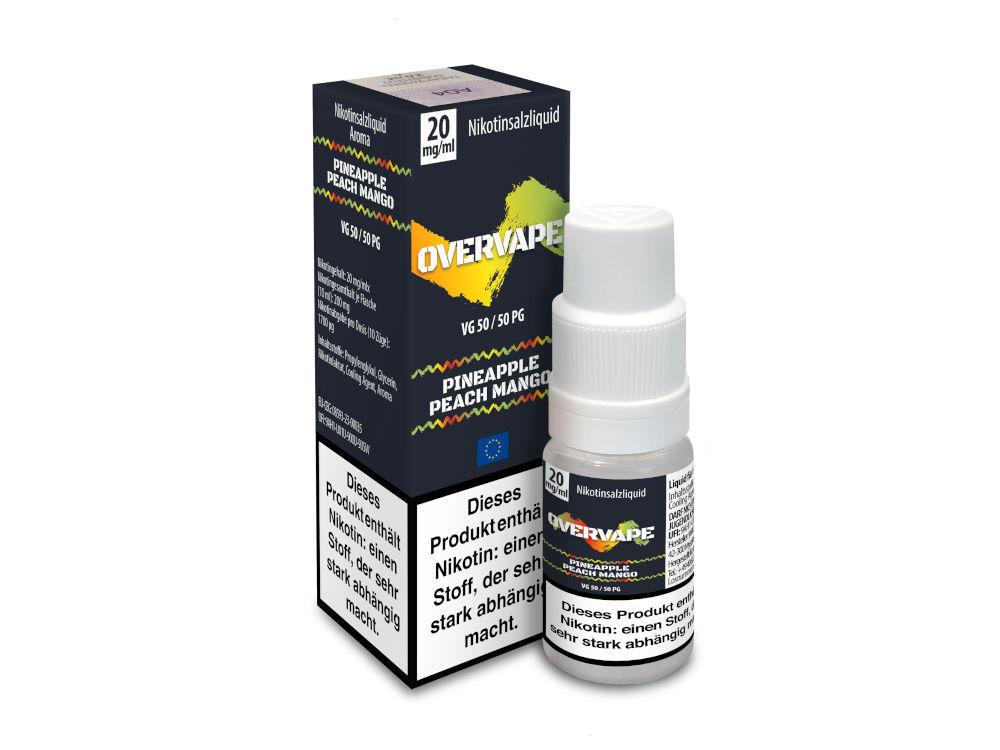 Overvape Nikotinsalz-Liquid Pineapple Peach Mango 20 mg/ml
