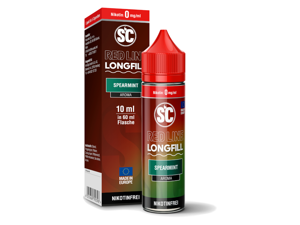 SC Red Line Longfill 10 ml Spearmint