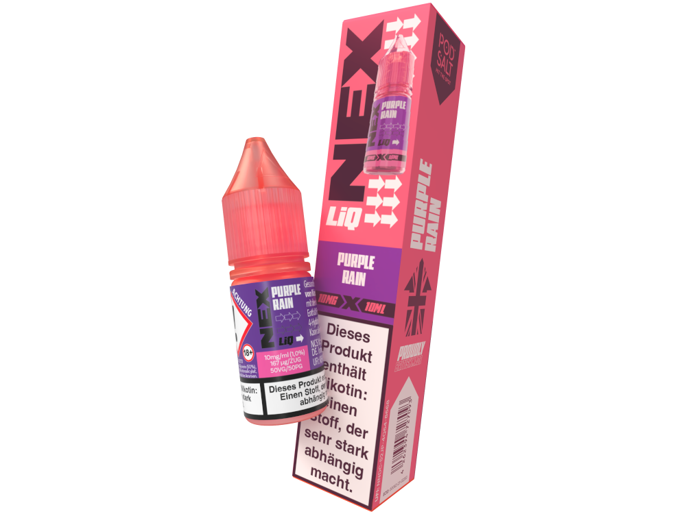 Pod Salt NexLiq Nikotinsalz-Liquid Purple Rain 10 mg/ml