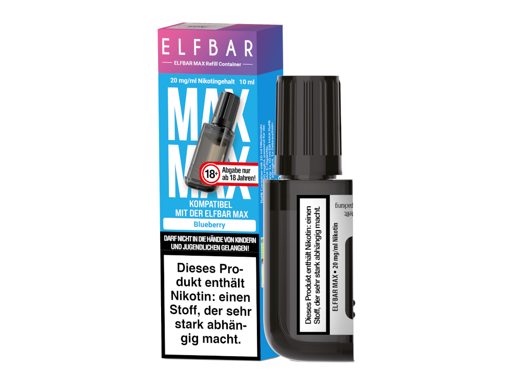 Elfbar Max Refill Container Prefilled Blueberry 20 mg/ml