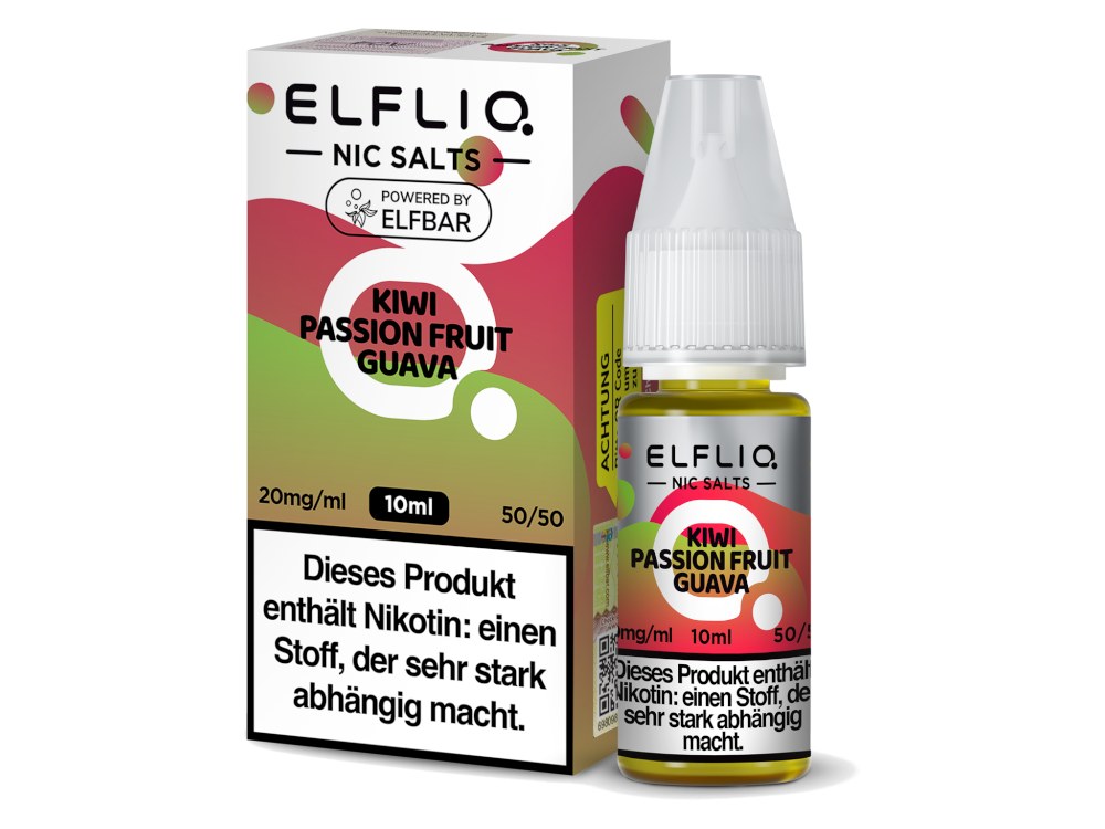 ELFLIQ Kiwi Passion Fruit Guava Nikotinsalz-Liquid 20 mg/ml