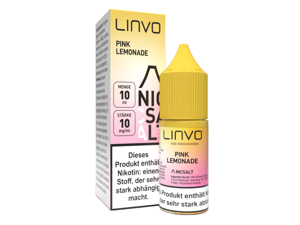 Linvo - Nikotinsalz Liquid - Pink Lemonade