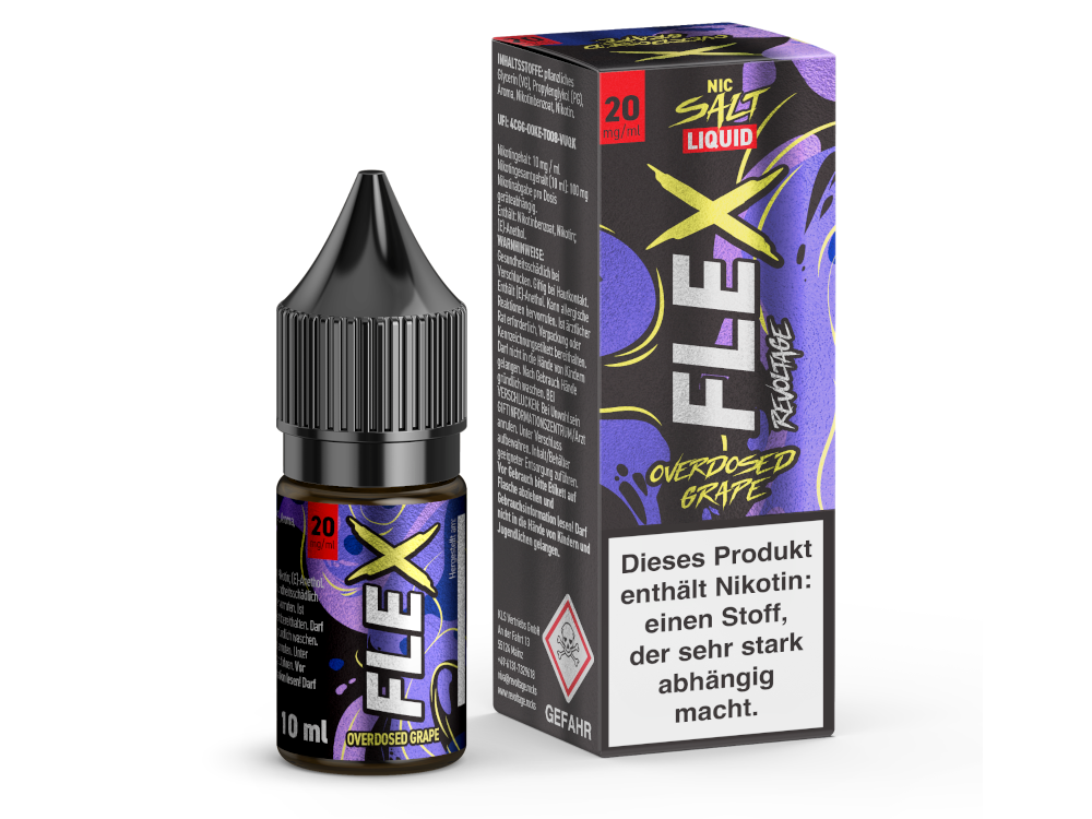 Revoltage FLEX Nikotinsalz-Liquid Grape 20 mg/ml