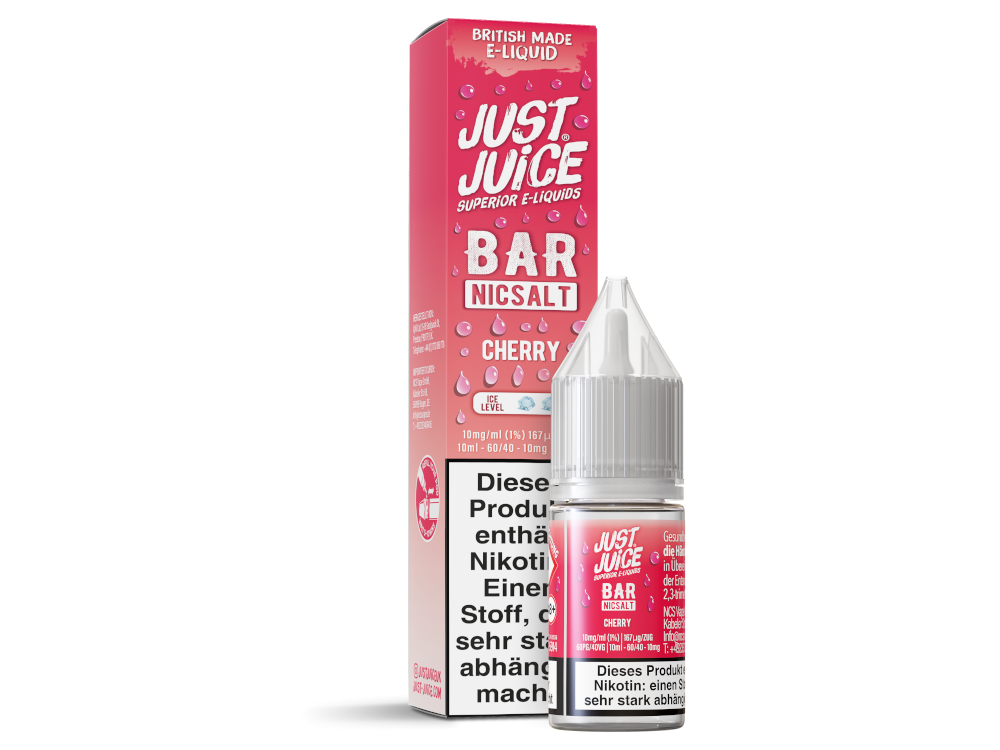 Just Juice Bar Nikotinsalz-Liquid Cherry 10 mg/ml