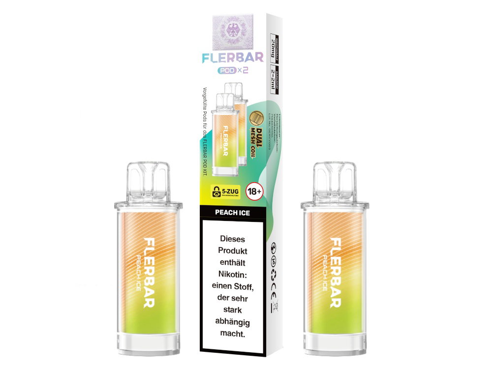 Flerbar POD Prefilled Peach Ice