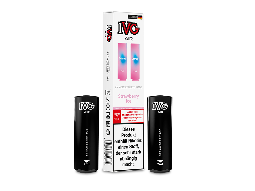 IVG AIR Pod Watermelon Ice Strawberry Ice 20 mg/ml