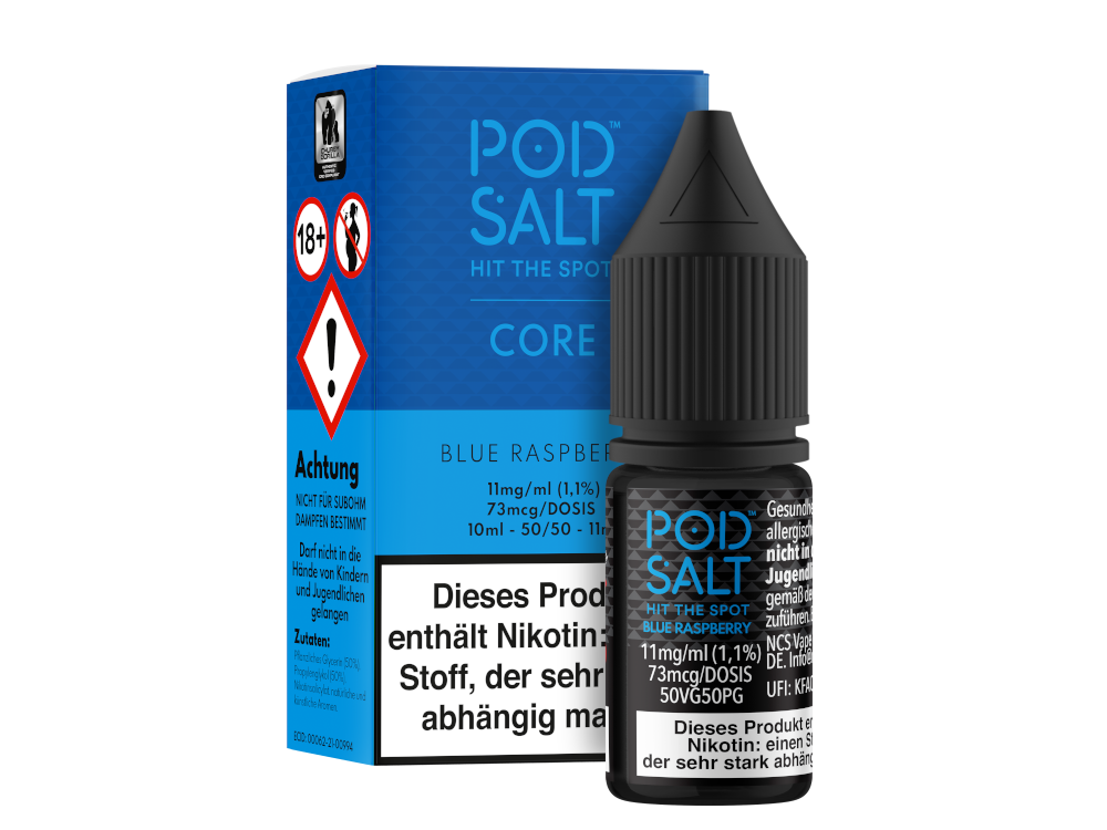Pod Salt Core Nikotinsalz-Liquid Blue Raspberry