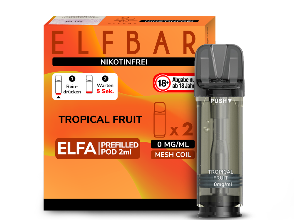 Elfbar Elfa Pod 20 mg/ml Prefilled Tropical Fruit
