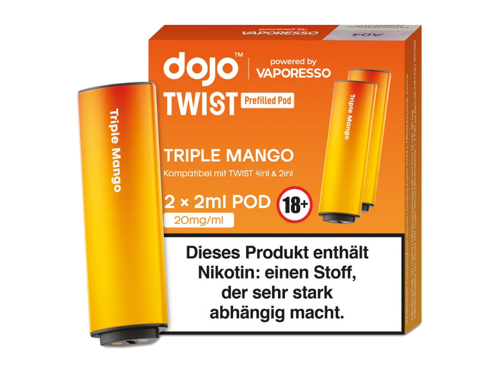 Vaporesso Dojo Twist Pod 20 mg/ml Prefilled Triple Mango