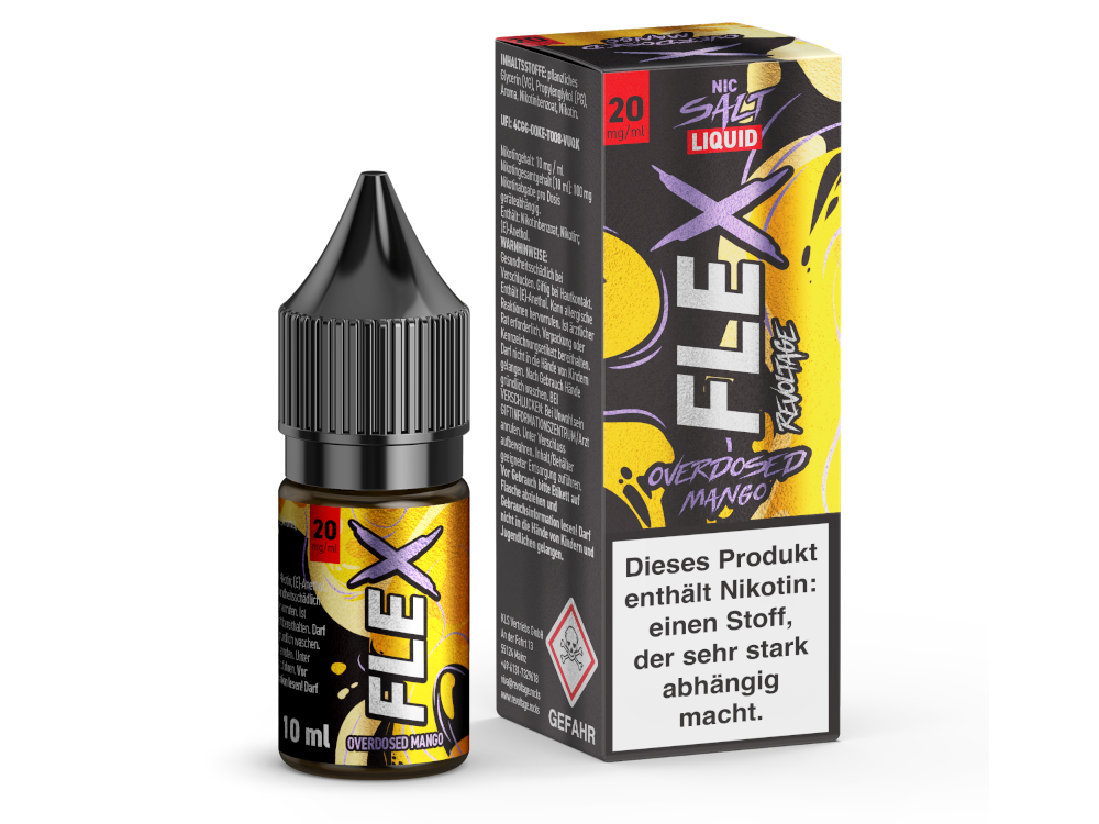 Revoltage FLEX Nikotinsalz-Liquid Mango 20 mg/ml