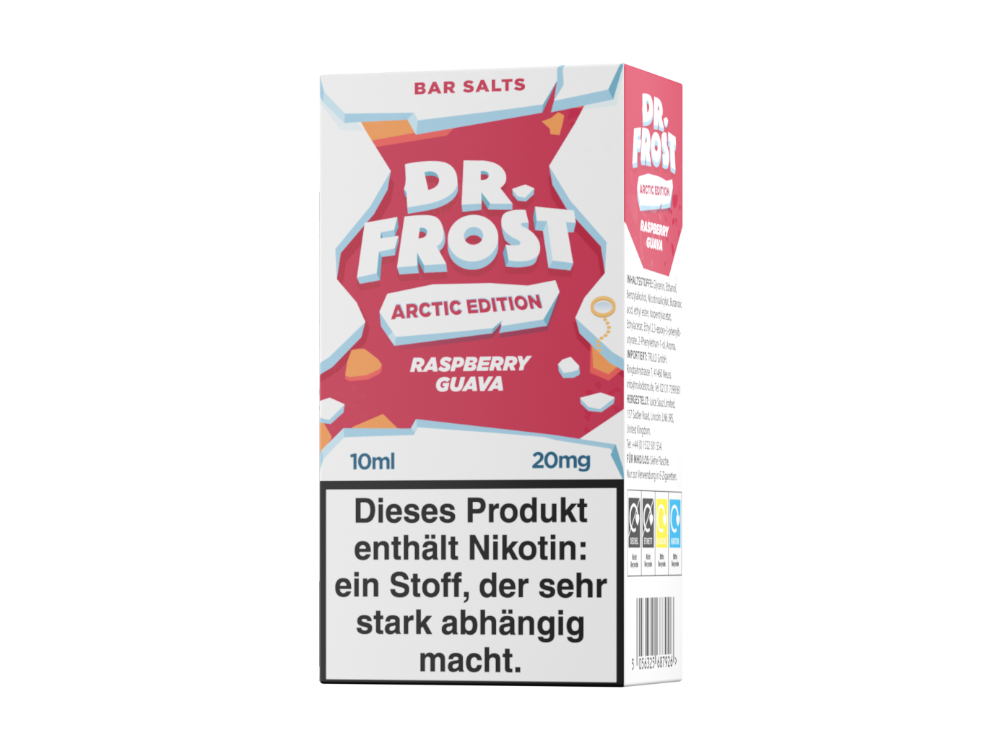 Dr. Frost Arctic Edition Nikotinsalz-Liquid Raspberry Guava
