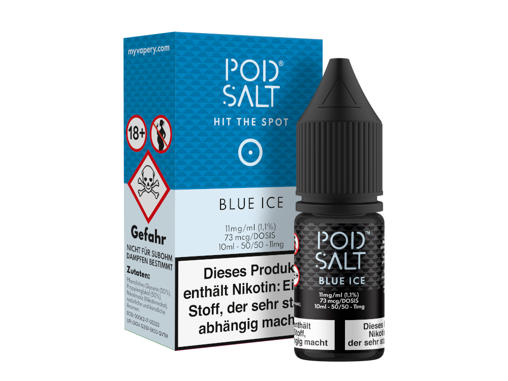 Pod Salt Blue Ice Nikotinsalz-Liquid