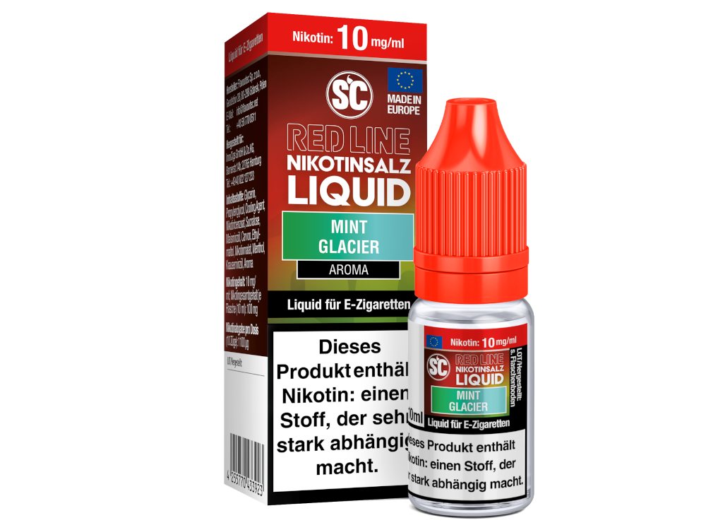 SC Red Line Mint Glacier Nikotinsalz-Liquid 10 mg/ml