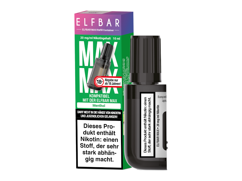 Elfbar Max Refill Container Prefilled Menthol 20 mg/ml