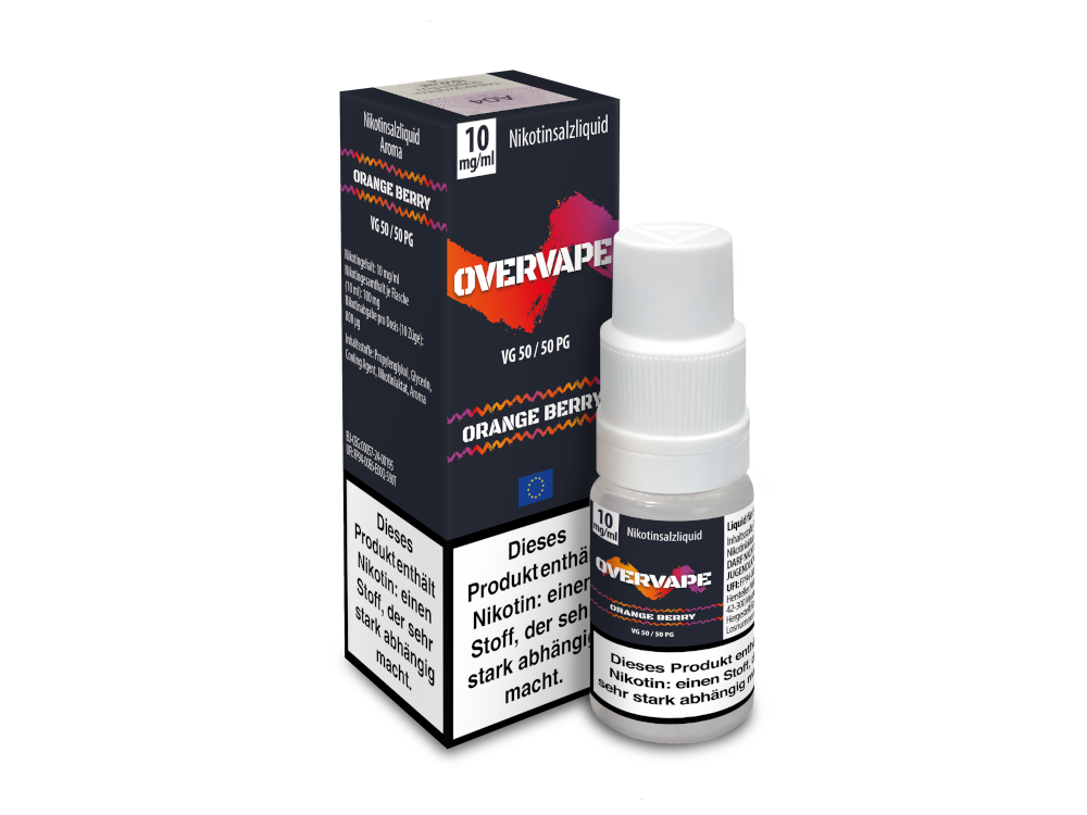 Overvape - Nikotinsalz Liquid - Orange Berry