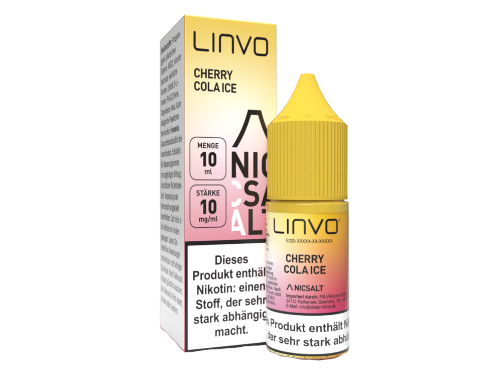 Linvo - Nikotinsalz Liquid - Cherry Cola Ice