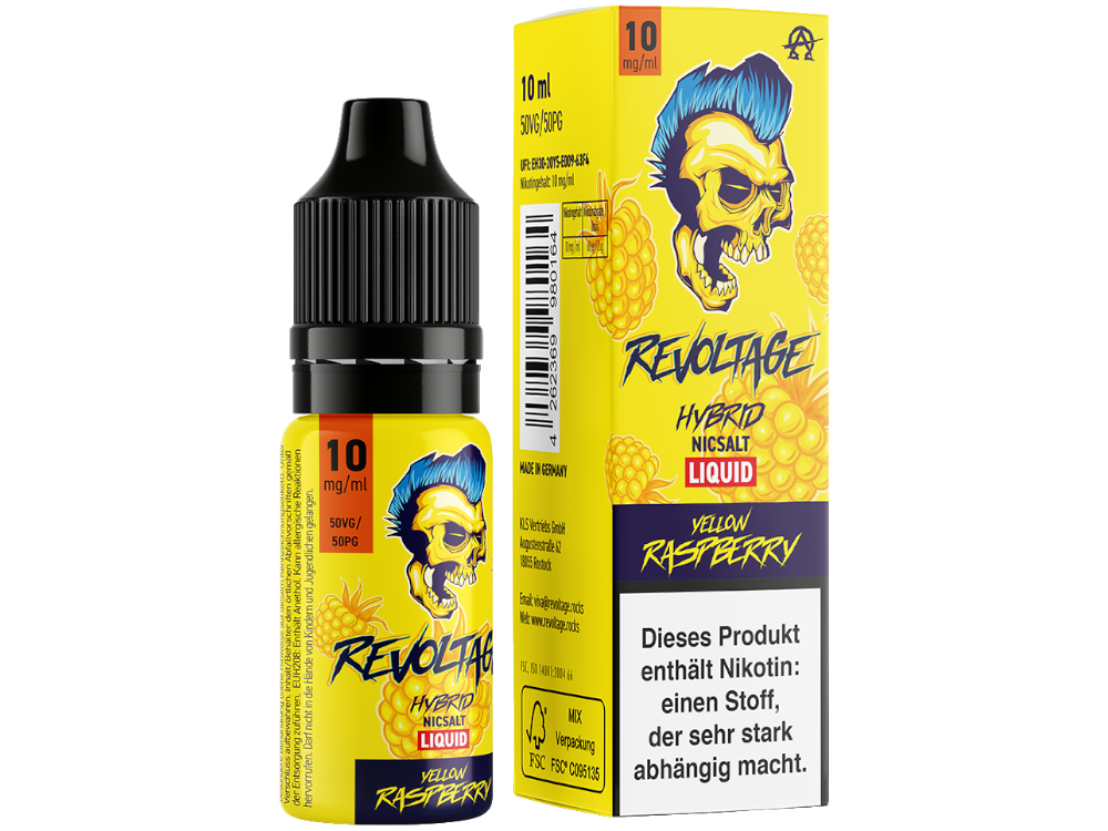 Revoltage Tobacco Gold Hybrid-Nikotinsalz-Liquid Yellow Raspberry