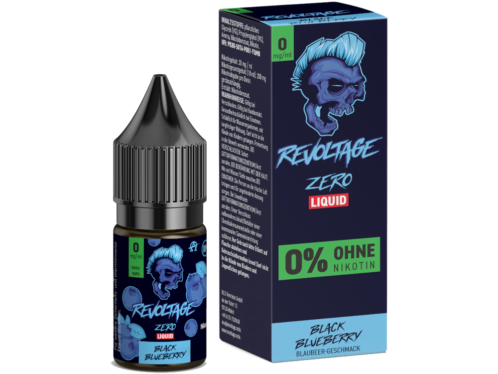 Revoltage Hybrid-Nikotinsalz-Liquid Black Blueberry 0 mg/ml