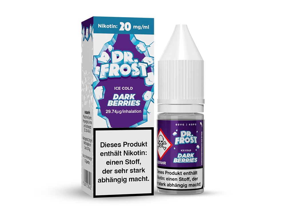Dr. Frost Ice Cold Nikotinsalz-Liquid Dark Berries 20 mg/ml