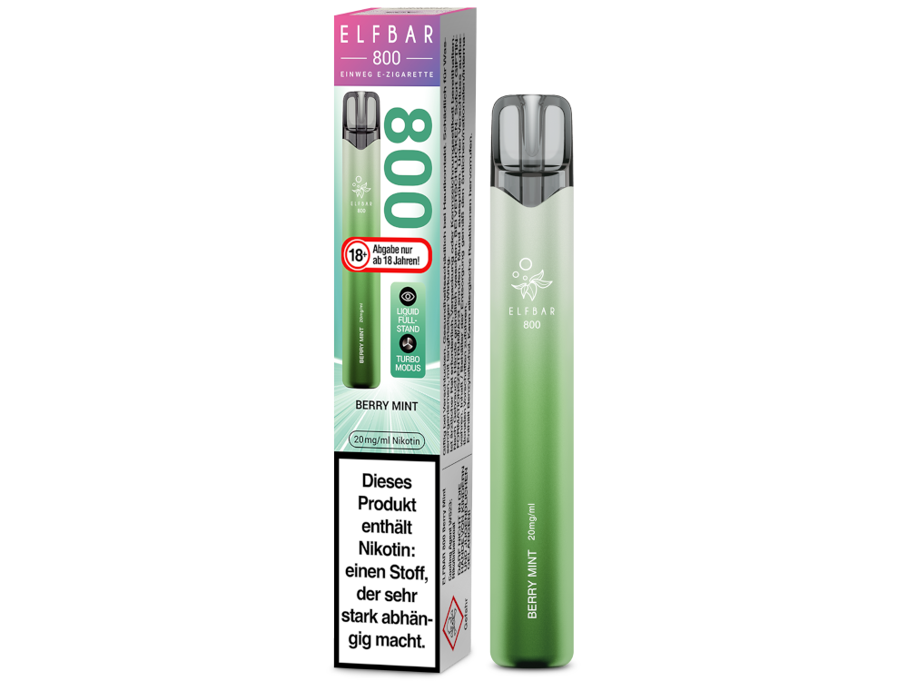 Elfbar 800 Einweg E-Zigarette 20mg - Prefilled