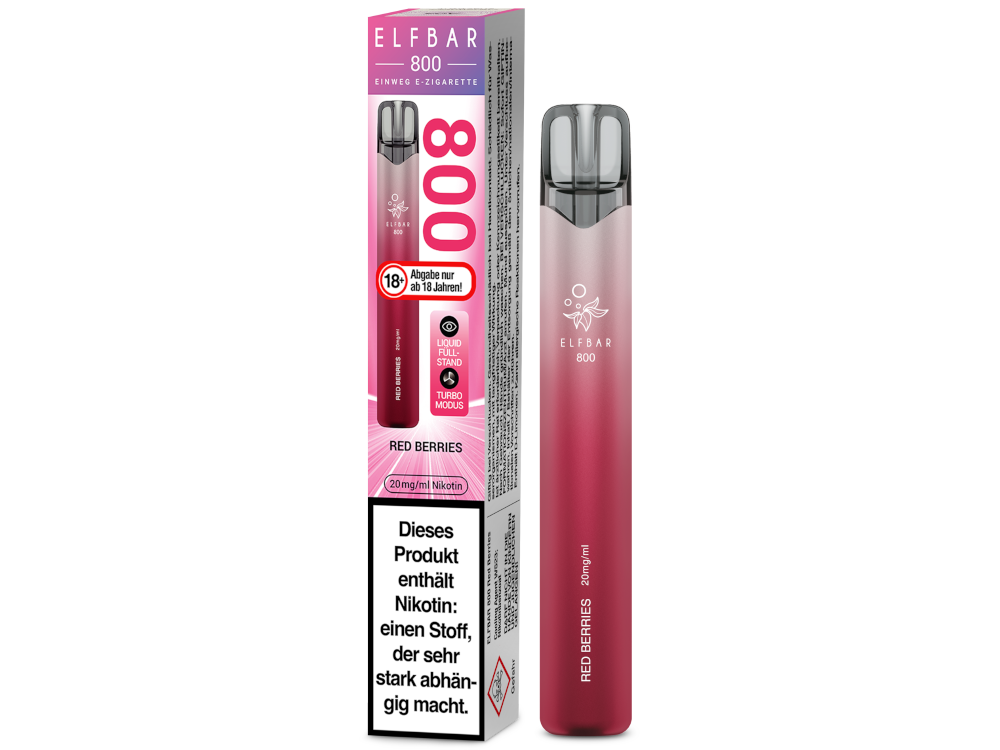 Elfbar 800 Einweg E-Zigarette 20mg - Prefilled